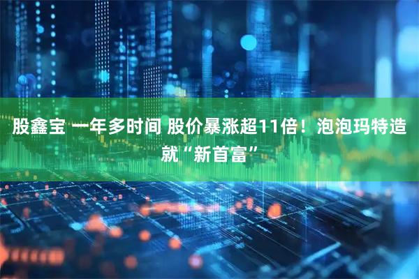 股鑫宝 一年多时间 股价暴涨超11倍！泡泡玛特造就“新首富”