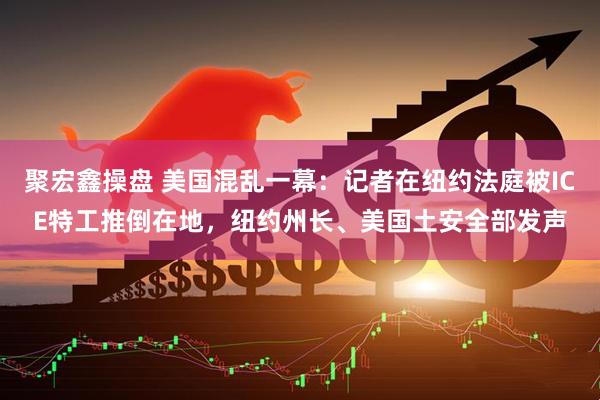 聚宏鑫操盘 美国混乱一幕：记者在纽约法庭被ICE特工推倒在地，纽约州长、美国土安全部发声